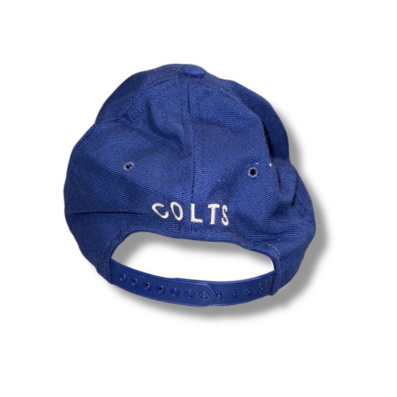 Vintage‎ 90s Indianapolis Colts New Era Pro Model Snapback Hat Made in USA - Picture 3 of 5